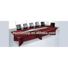 Conference table wood finishing, Single layer desk for office meeting room (T02)